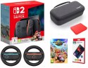 ZESTAW KONSOLA NINTENDO SWITCH 2 + MARIO KART + ETUI + SZKŁO + KIEROWNICE