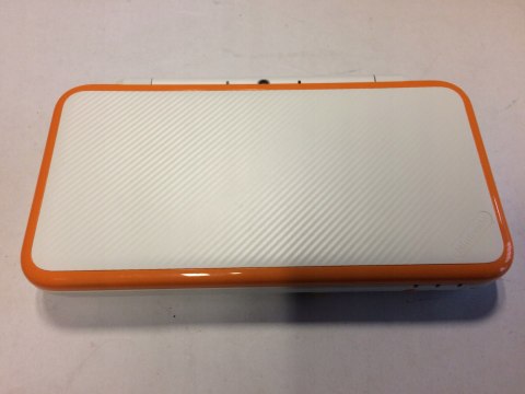 BARDZO ŁADNA KONSOLA NEW NINTENDO 2DS XL BIAŁO-POMARAŃCZKOWA - KOMPLET