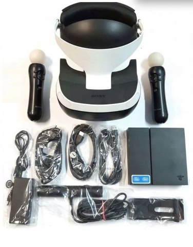 GOGLE SONY PLAYSTATION VR PS4 + KAMERA V2 + 2x KONTROLER MOVE