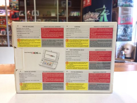 KONSOLA NINTENDO 3DS XL BIAŁA + RYSIK + PUDEŁKO + USB