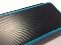 ZADBANA KONSOLA NEW NINTENDO 2DS XL NIEBIESKO-CZARNA + ŁADOWARKA + RYSIK