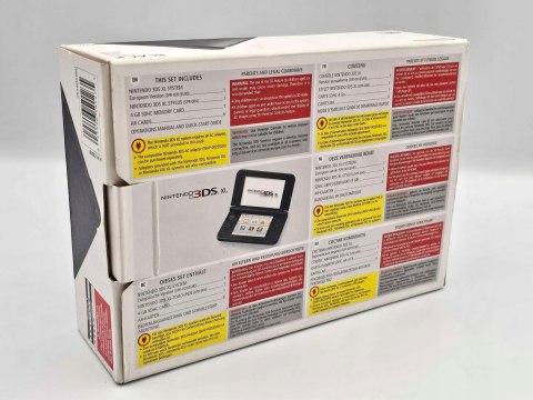 ZADBANA KONSOLA NINTENDO 3DS XL CZARNA + ZAINSTALOWANE GRY