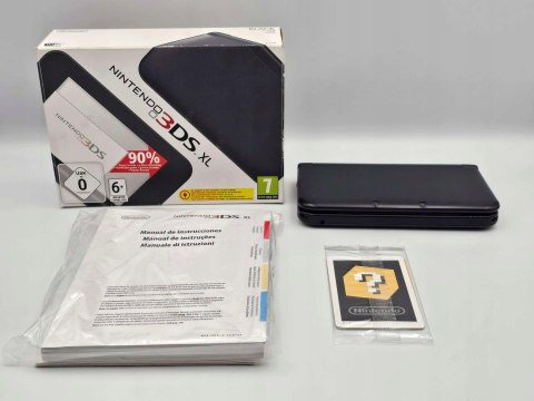 ZADBANA KONSOLA NINTENDO 3DS XL CZARNA + ZAINSTALOWANE GRY