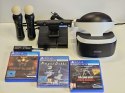 ZESTAW GOGLE PLAYSTATION VR PS4/PS5 + KAMERA V2 + 2x MOVE + 3 GRY HORRORY
