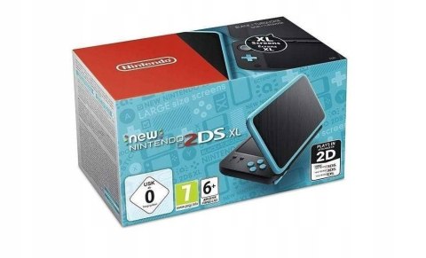 KONSOLA NEW NINTENDO 2DS XL NIEBIESKO-CZARNA W PUDEŁKU + FIRE EMBLEM FATES