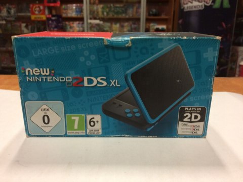 KONSOLA NEW NINTENDO 2DS XL NIEBIESKO-CZARNA W PUDEŁKU + FIRE EMBLEM FATES