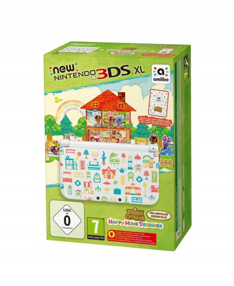 KONSOLA NEW NINTENDO 3DS XL EDYCJA ANIMAL CROSSING IPS +GRA + PUDEŁKO