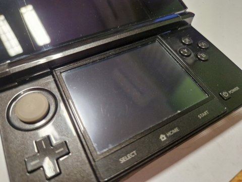 KONSOLA NINTENDO 3DS CZARNA + PUDEŁKO + ŁADOWARKA + KARTA PAMIĘCI