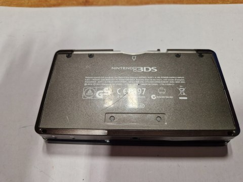 KONSOLA NINTENDO 3DS CZARNA + PUDEŁKO + ŁADOWARKA + KARTA PAMIĘCI