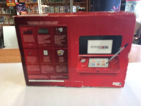 KONSOLA NINTENDO 3DS CZERWONA + ŁADOWARKA + PUDEŁKO+ DOCK