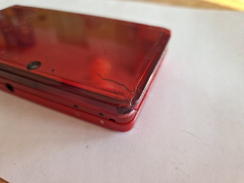 KONSOLA NINTENDO 3DS CZERWONA + ŁADOWARKA + PUDEŁKO