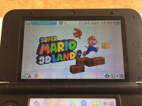 KONSOLA NINTENDO 3DS XL CZARNA + RYSIK + USB + SUPER MARIO 3D LAND
