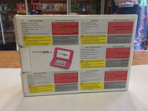 KONSOLA NINTENDO 3DS XL RÓŻOWA + RYSIK + PUDEŁKO + USB