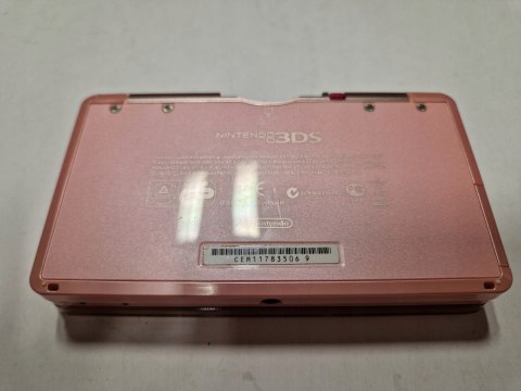 KONSOLA NINTENDO 3DS RÓŻOWA + ŁADOWARKA + ETUI + RYSIK