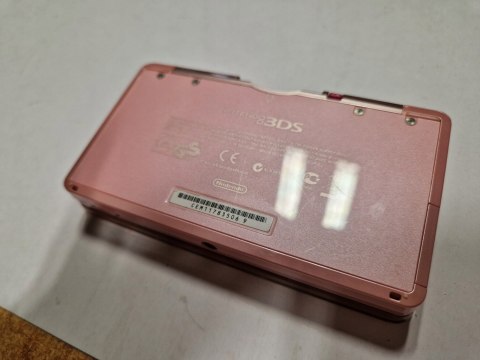 KONSOLA NINTENDO 3DS RÓŻOWA + ŁADOWARKA + ETUI + RYSIK