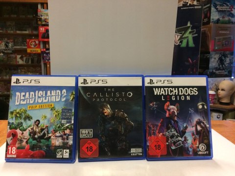 KONSOLA SONY PLAYSTATION 5 825GB SSD 1016A + PAD + 3 GRY + PUDEŁKO