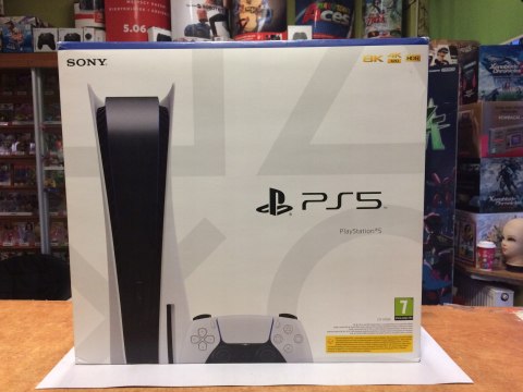 KONSOLA SONY PLAYSTATION 5 825GB SSD 1016A + PAD + 3 GRY + PUDEŁKO