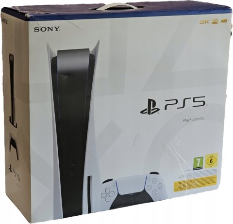 KONSOLA SONY PLAYSTATION 5 825GB SSD 1116A + 2x PAD + PODSTAWKA