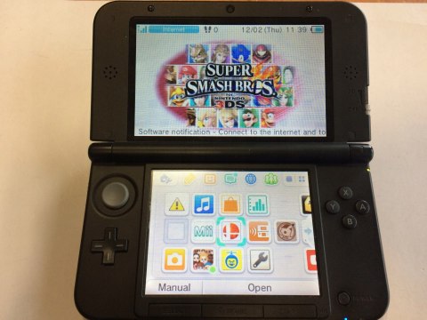 ŁADNA CZERWONA KONSOLA NINTENDO 3DS XL SMASH BROS LIMITED EDITION + GRA