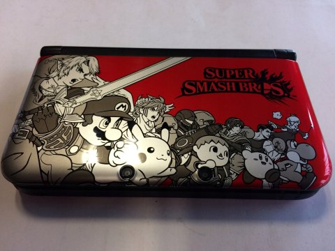 ŁADNA CZERWONA KONSOLA NINTENDO 3DS XL SMASH BROS LIMITED EDITION + GRA