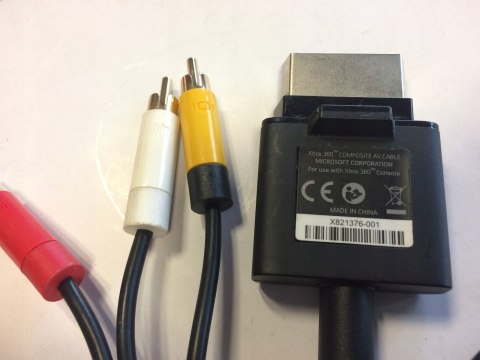 ORYGINALNY KABEL AV DO XBOX 360