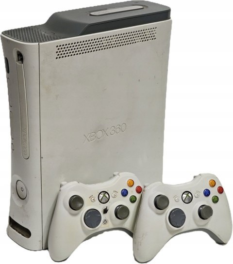 KONSOLA XBOX 360 + DYSK 20GB + DWA PADY / CAŁOŚĆ Z USTERKAMI