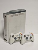 KONSOLA XBOX 360 + DYSK 20GB + DWA PADY / CAŁOŚĆ Z USTERKAMI