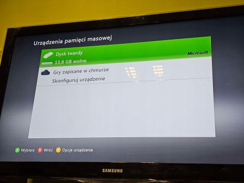 KONSOLA XBOX 360 + DYSK 20GB + DWA PADY / CAŁOŚĆ Z USTERKAMI