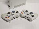 KONSOLA XBOX 360 + DYSK 20GB + DWA PADY / CAŁOŚĆ Z USTERKAMI