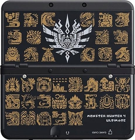 KONSOLA NEW NINTENDO 3DS CZARNA MONSTER HUNTER 4 ULTIMATE + GRA MH4U