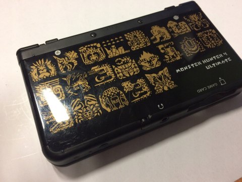 KONSOLA NEW NINTENDO 3DS CZARNA MONSTER HUNTER 4 ULTIMATE + GRA MH4U