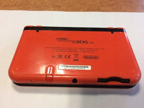 KONSOLA NEW NINTENDO 3DS XL POMARAŃCZOWO-CZARNA + ETUI PIKACHU + RYSIK +ŁAD