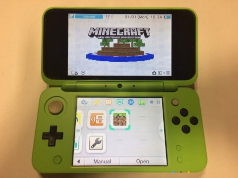 KONSOLA NINTENDO 2DS XL EDYCJA MINECRAFT + GRA MINECRAFT
