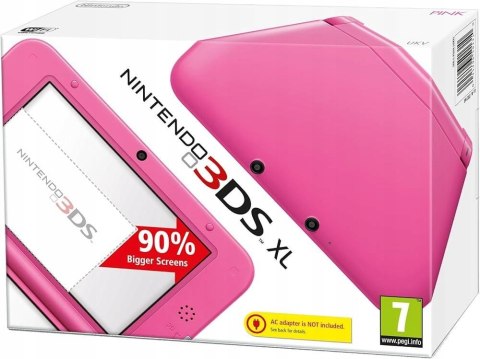 KONSOLA NINTENDO 3DS XL RÓŻOWA + RYSIK + PUDEŁKO + USB