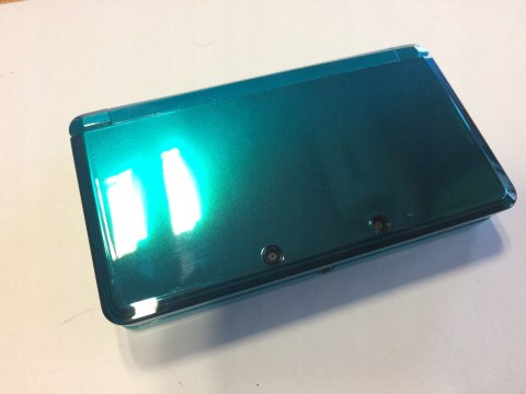 KONSOLA NINTENDO 3DS NIEBIESKA + 10 RETRO GIER + ŁAD + DOCK + PUDEŁKO