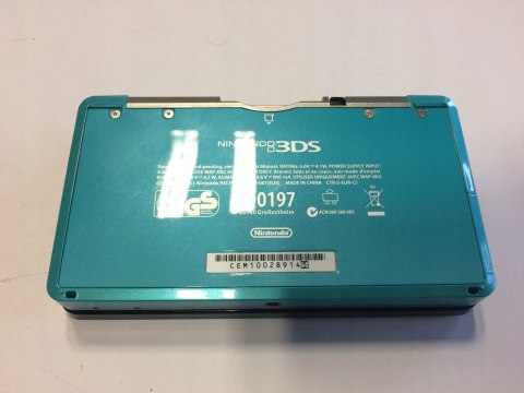 KONSOLA NINTENDO 3DS NIEBIESKA + 10 RETRO GIER + ŁAD + DOCK + PUDEŁKO