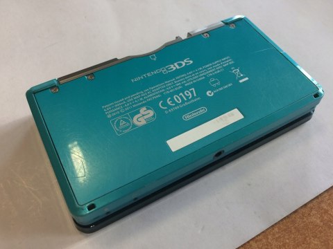 KONSOLA NINTENDO 3DS NIEBIESKA + 7 RETRO GIER + ŁAD + DOCK + PUDEŁKO