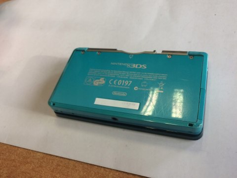 KONSOLA NINTENDO 3DS NIEBIESKA + 7 RETRO GIER + ŁAD + DOCK + PUDEŁKO