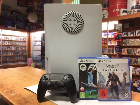 KONSOLA SONY PLAYSTATION 5 825GB Z NAPĘDEM BLU-RAY + 2 GRY + PAD