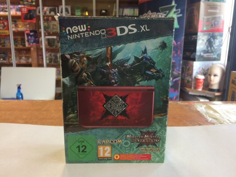 NEW NINTENDO 3DS XL MONSTER HUNTER LIMITED + GRA + PUDEŁKO