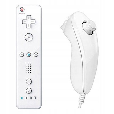 ORYGINALNY KONTROLER NINTENDO WII REMOTE + NUNCHUCK