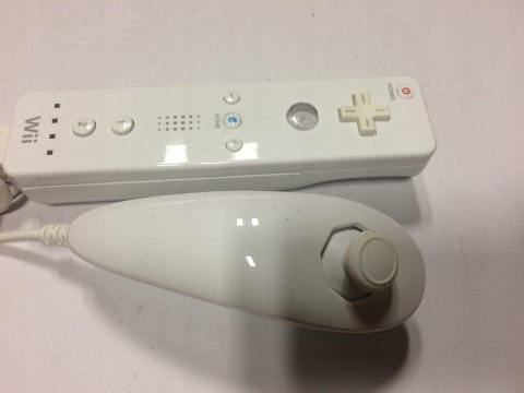 ORYGINALNY KONTROLER NINTENDO WII REMOTE + NUNCHUCK
