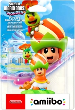 FIGURKA AMIIBO SUPER MARIO BROS WONDER - POPLIN & PRINCE FLORIAN