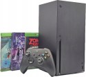 KONSOLA XBOX SERIES X 1TB Z NAPĘDEM + 3 GRY + PAD