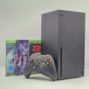 KONSOLA XBOX SERIES X 1TB Z NAPĘDEM + 3 GRY + PAD