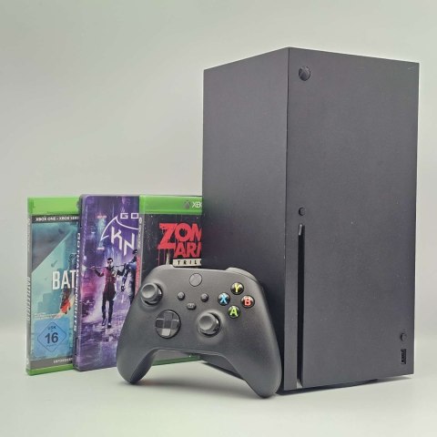 KONSOLA XBOX SERIES X 1TB Z NAPĘDEM + 3 GRY + PAD