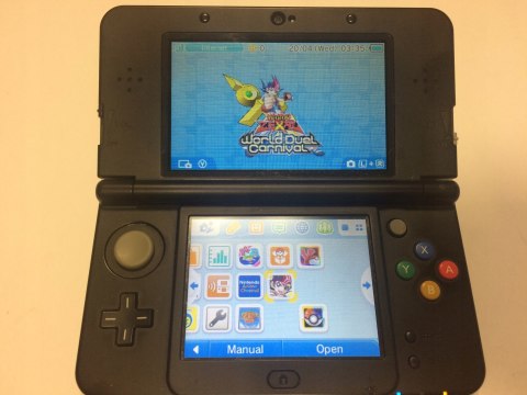 KONSOLA NEW NINTENDO 3DS CZARNA + POKEMON Y + ZELDA + YU GI OH