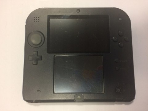 KONSOLA NINTENDO 2DS + RYSIK + USB - USZKODZONY SLOT NA KARTY SD