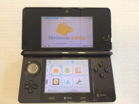 KONSOLA NINTENDO 3DS CZARNA + ŁADOWARKA + DOCK + ETUI
