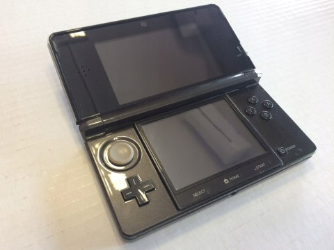 KONSOLA NINTENDO 3DS CZARNA + ŁADOWARKA + DOCK + ETUI